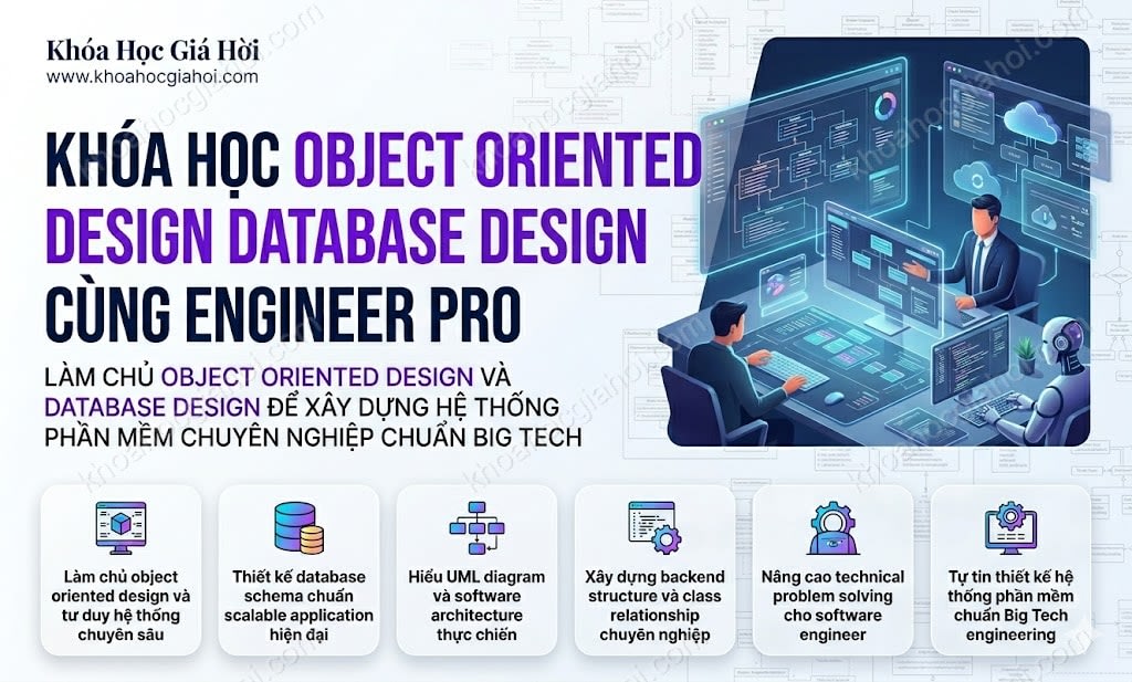 Khóa Học Object - Oriented Design + Database Design Cùng Engineer Pro