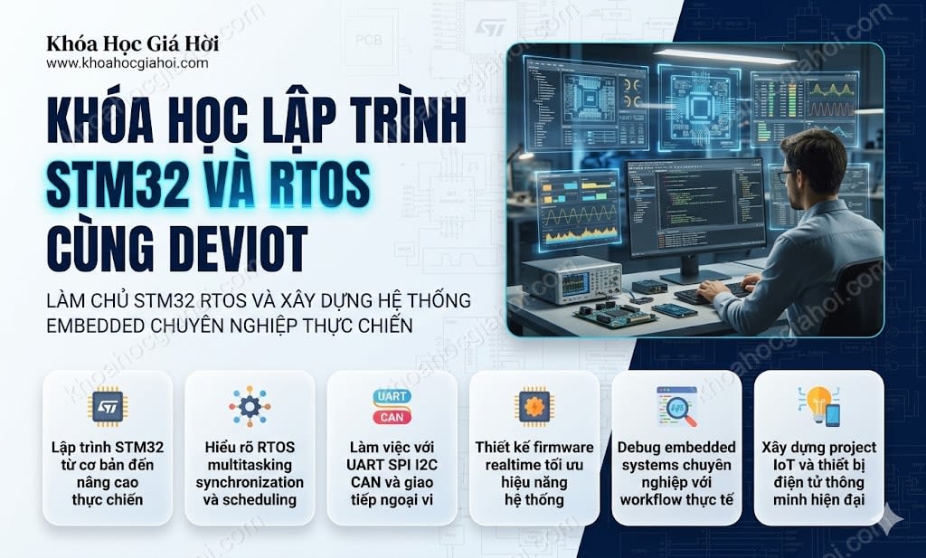 Khóa Học Lập Trình Stm32 Và Rtos Cùng Deviot