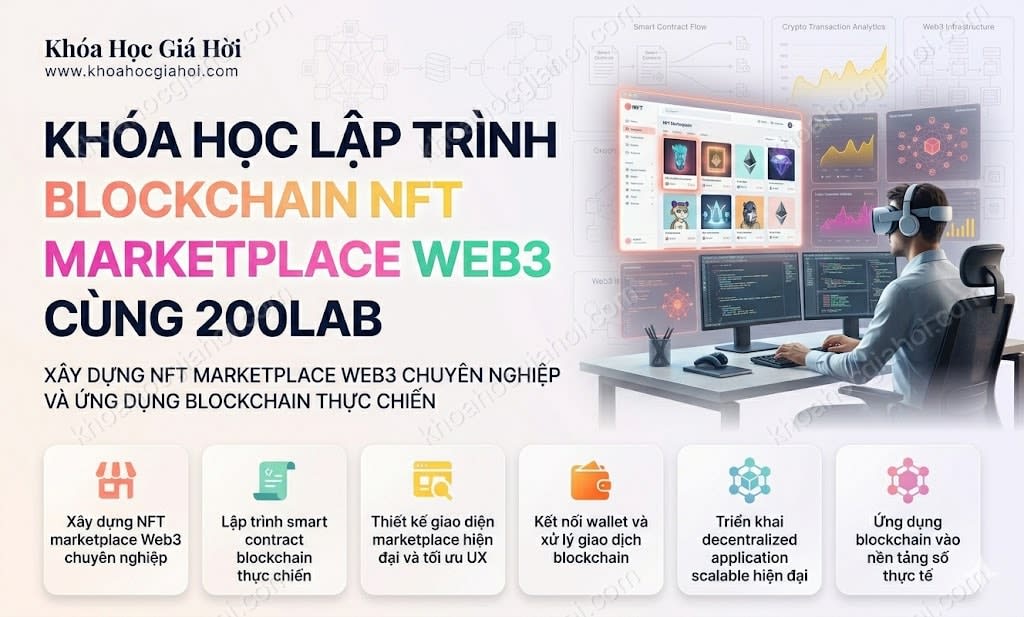 Khóa Học Lập Trình Blockchain Nft Marketplace, Web3 Cùng 200Lab