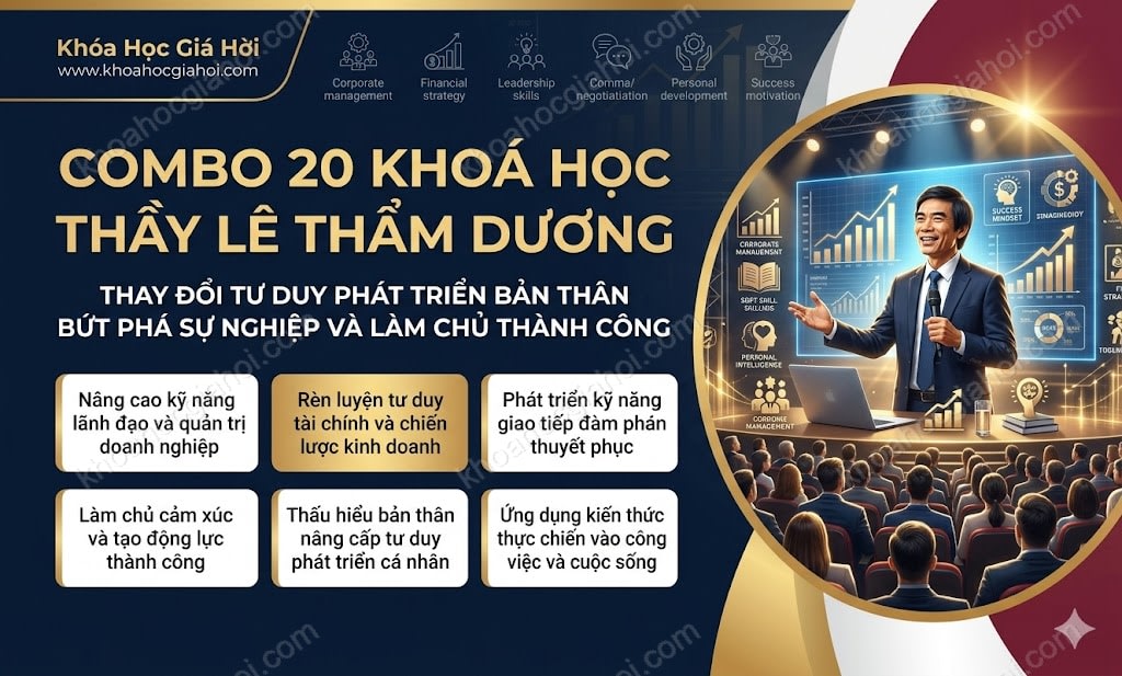 Combo 20 Khoá Học Thầy Lê Thẩm Dương