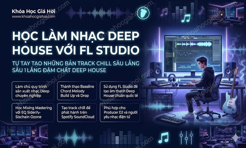 Học Làm Nhạc Deep House Với FL Studio