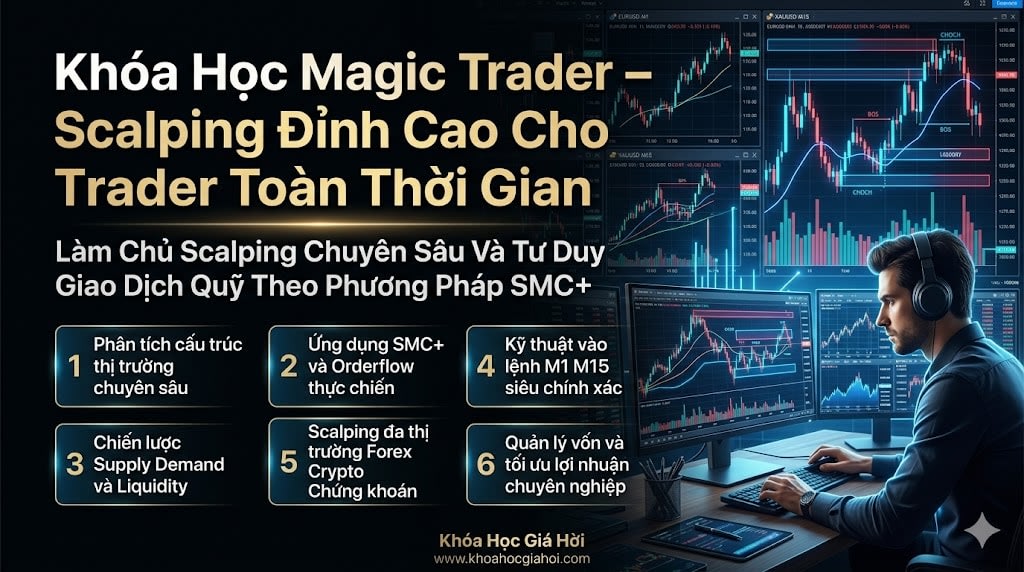 Khóa Học Magic Trader – Scalping Đỉnh Cao Cho Trader Toàn Thời Gian