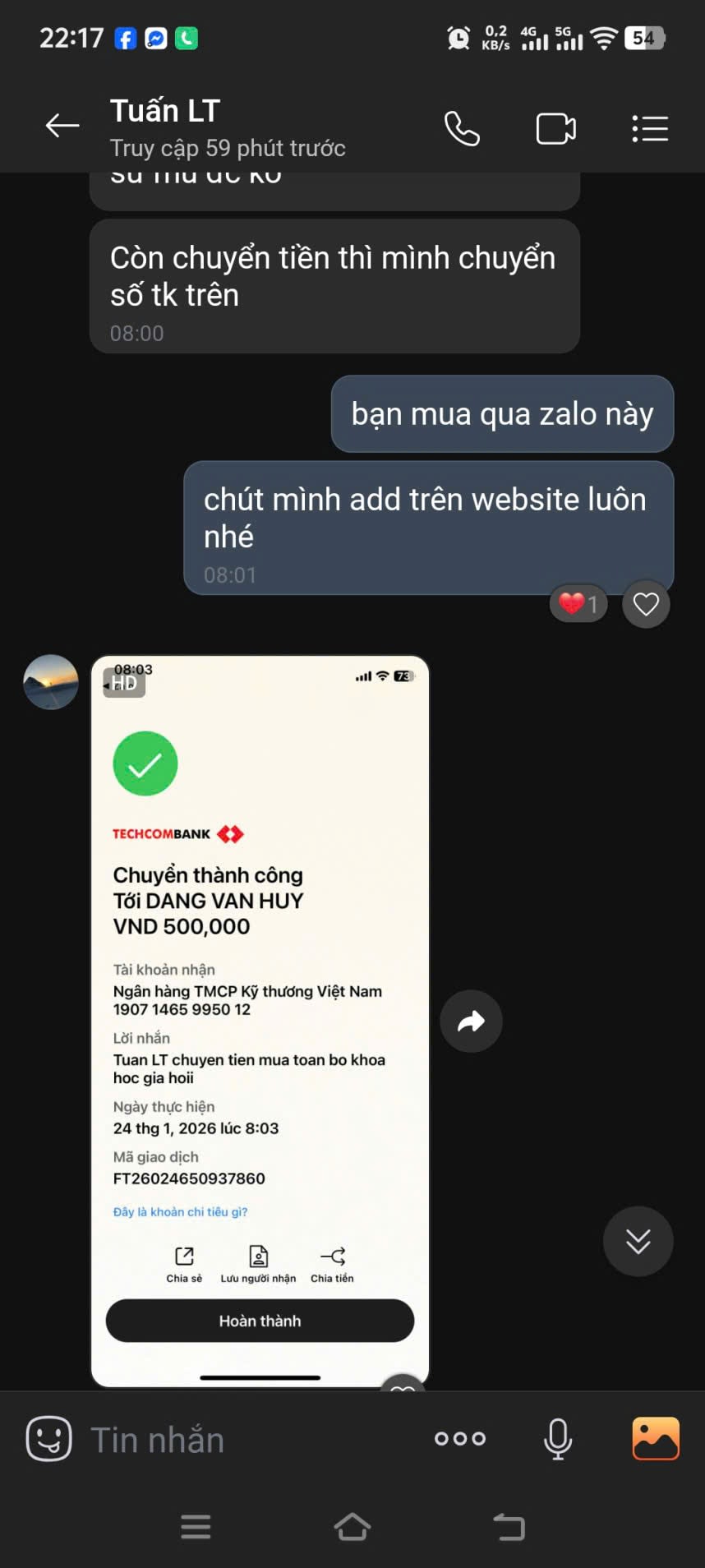 feedback khách hàng 5