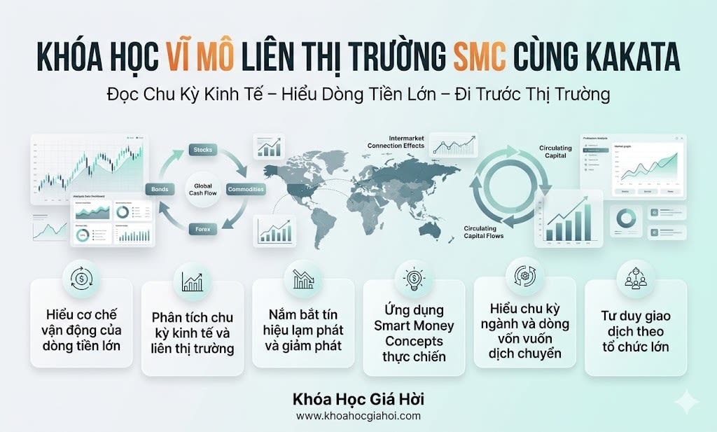 Khóa Học Vĩ Mô Liên Thị Trường Smc Cùng Kakata