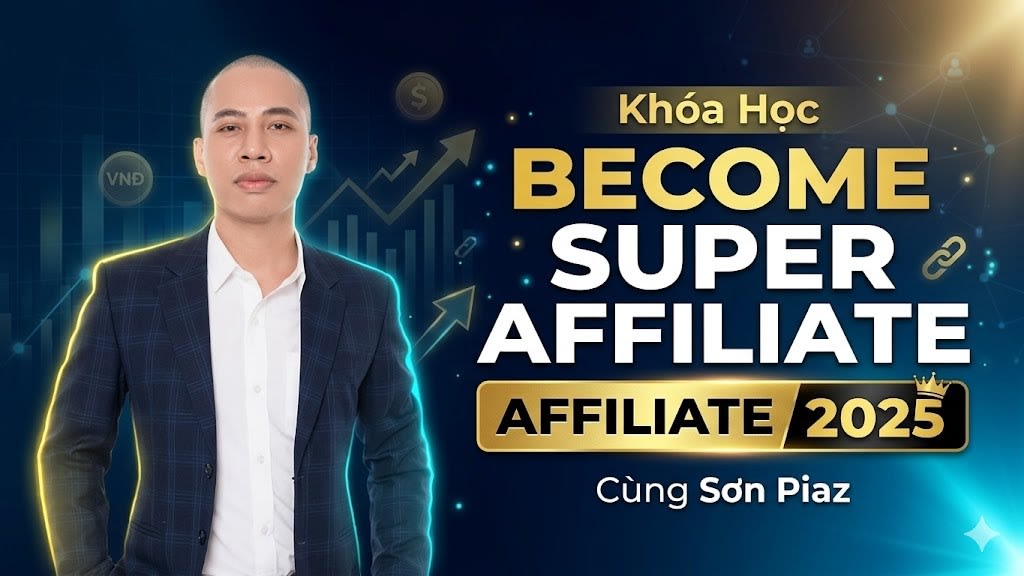 Khóa Học Become Super Affiliate 2025 Cùng Sơn Piaz