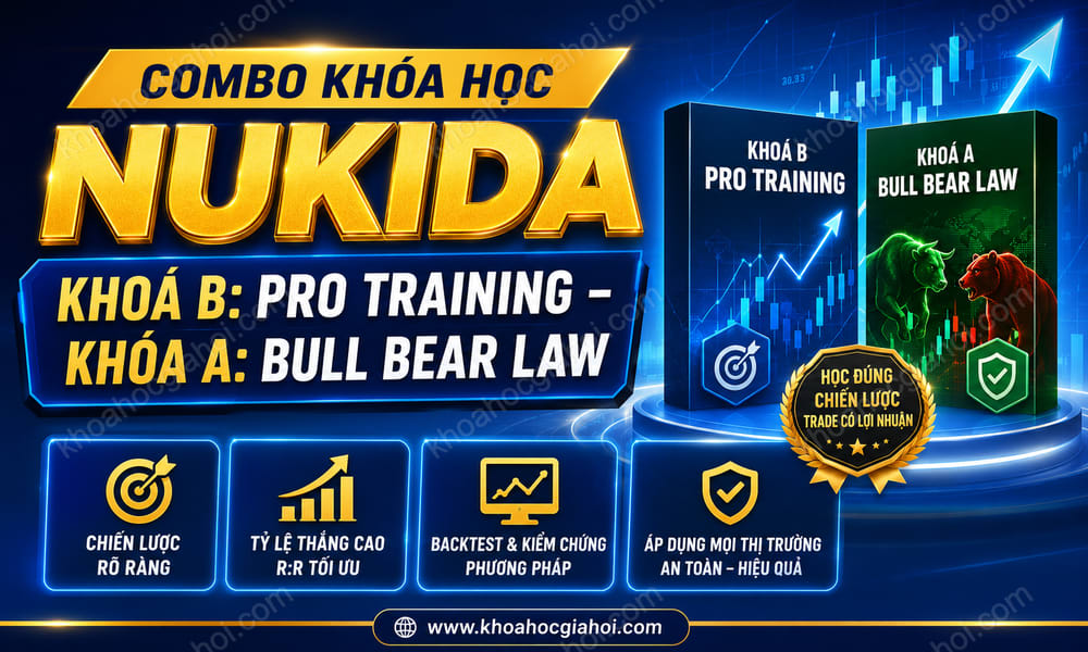 Combo Khóa Học Nukida Khoá B: Pro Training – Khóa A: Bull Bear Law
