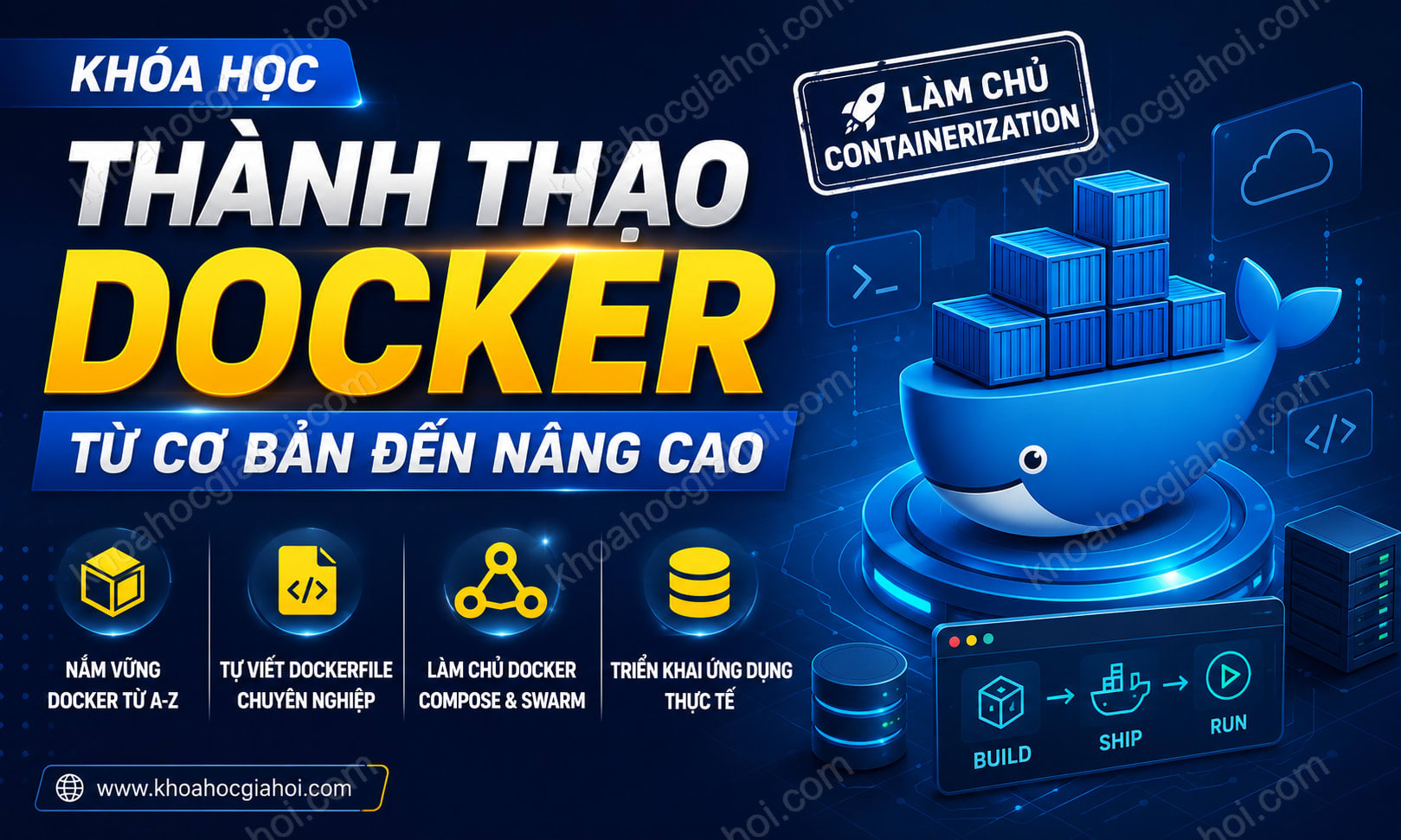 Khóa Học Thành Thạo Docker Từ Cơ Bản Đến Nâng Cao
