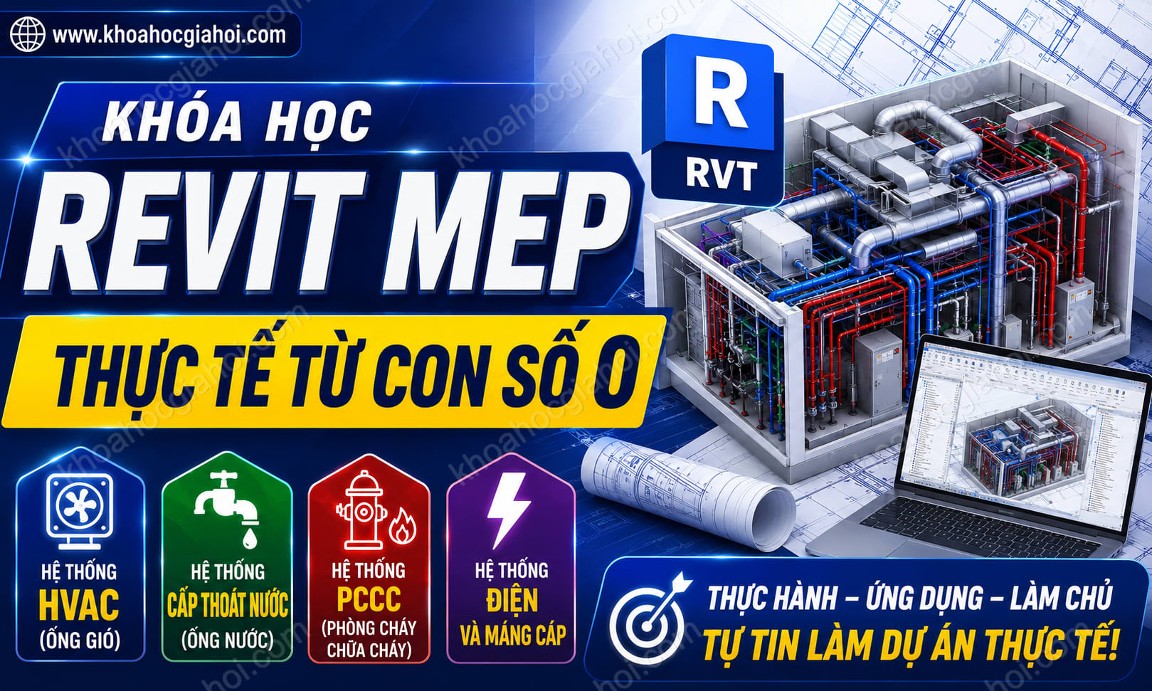 Khóa Học Revit Mep Thực Tế Từ Con Số 0