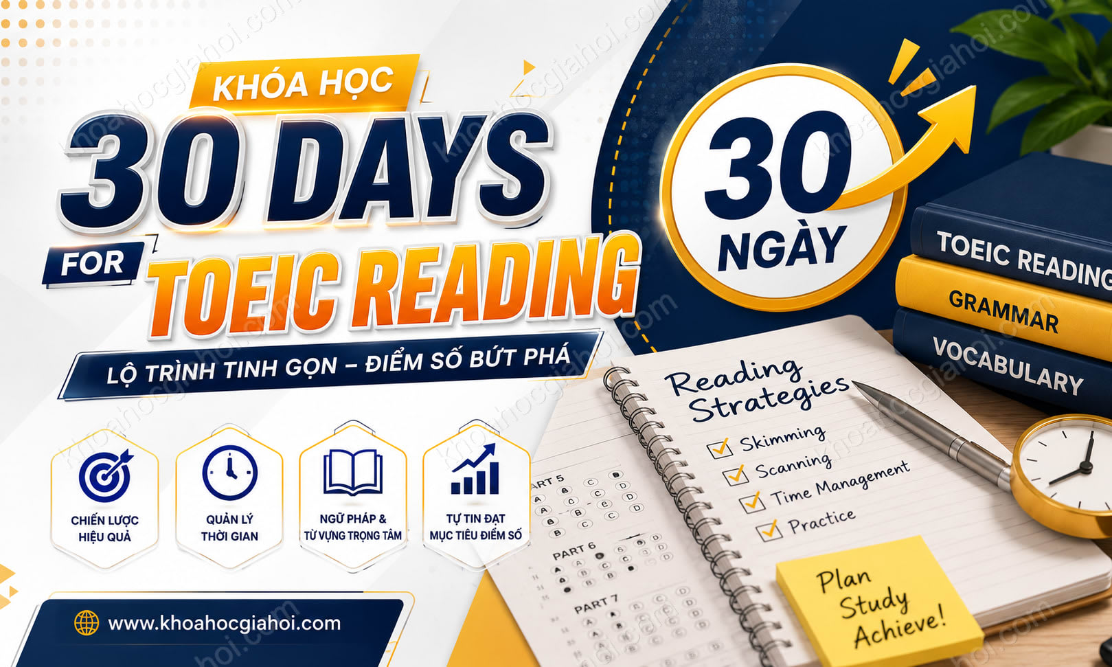 Khóa Học 30 Days For Toeic Reading
