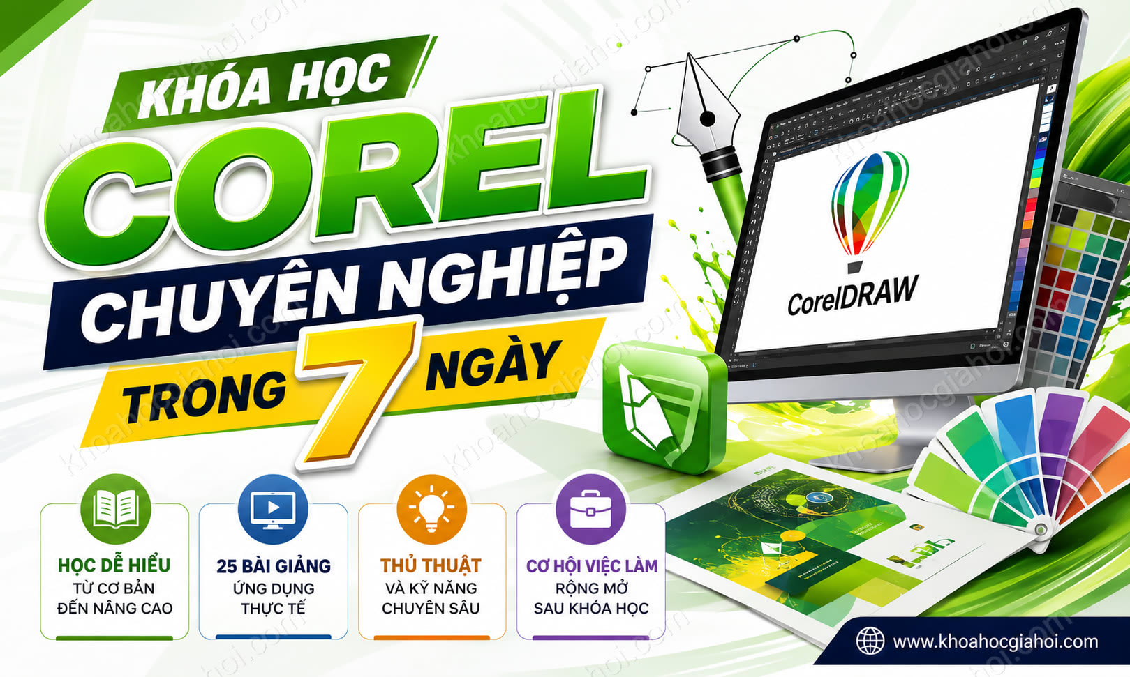 Khóa Học Corel Chuyên Nghiệp Trong 7 Ngày