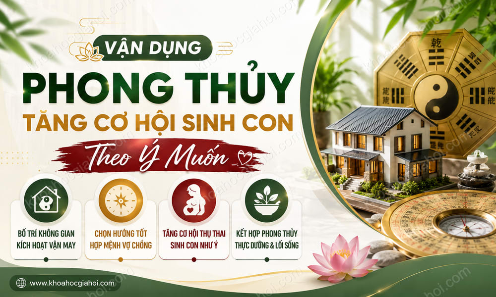 Khóa Học Vận Dụng Phong Thủy Tăng Cơ Hội Sinh Con Theo Ý Muốn