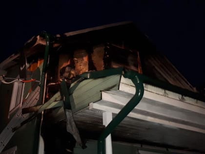 Утром в товариществе "Кильдинское" горела дача