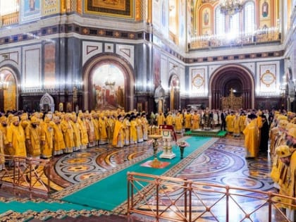 Представители Мурманской епархии приняли участие в торжествах по случаю четырнадцатой годовщины интронизации Святейшего Патриарха Кирилла