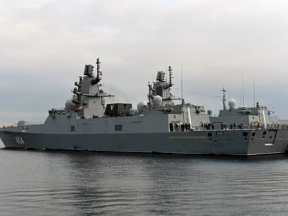 В  Североморске состоялась встреча фрегата «Адмирал флота Советского Союза Горшков»