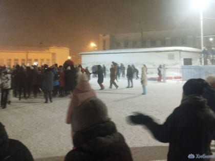 В Кировске Новый Год встретили с огоньком