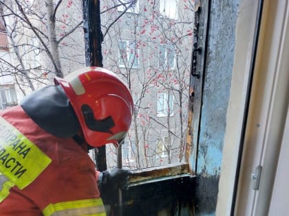 Из горящего дома в Мурманске эвакуировали детей 