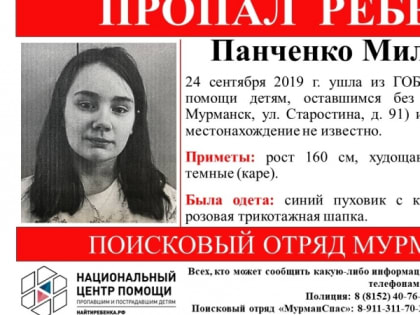 Волонтеры продолжают поиски пропавшей из мурманского центра девочки