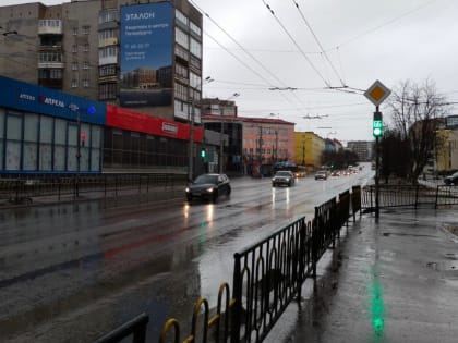 На Кольском полуострове дождь и ветер