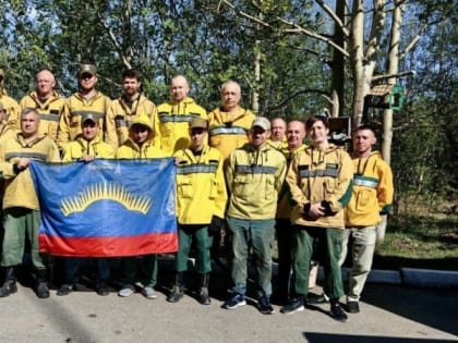 Десантники-пожарные Кольского Заполярья помогают тушить огонь в лесах Забайкальского края