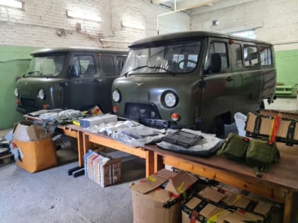 Бойцам Росгвардии переданы экипировка и снаряжение на СВО