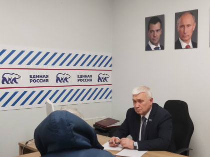 Уважаемые земляки, 3 февраля провел очередной прием избирателей в Штабе общественной поддержки Мурманской области