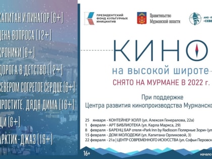Северян приглашают на марафон мурманского кино