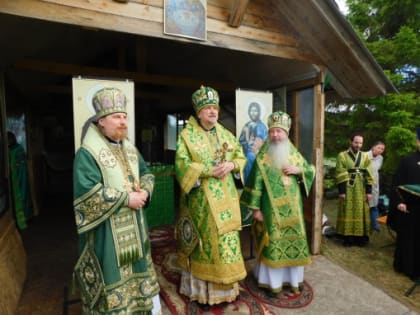 В Карелии состоялась богослужение, посвященное обретению мощей одного из самых почитаемых святых Кольского Заполярья