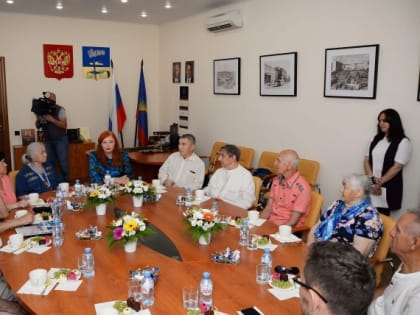 Встреча с прославленными ветеранами  спорта