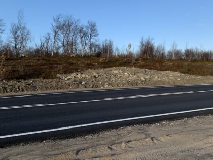 Дорожники завершили ремонт на участках дороги Кола - Серебрянские ГЭС