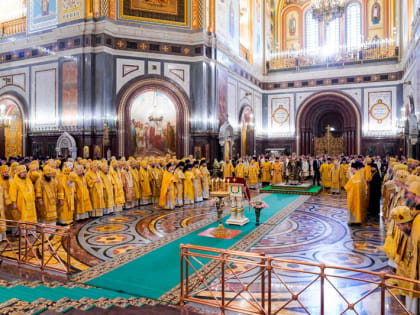 Митрополит Митрофан принял участие в торжествах по случаю четырнадцатой годовщины интронизации Святейшего Патриарха Кирилла