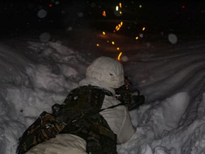 На полигоне в Мурманской области прошли ночные  стрельбы