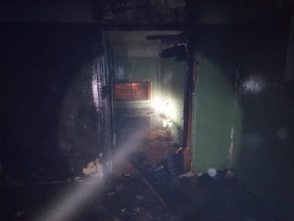 В Оленегорске  пожарные тушили мусор в 9-ти этажном доме