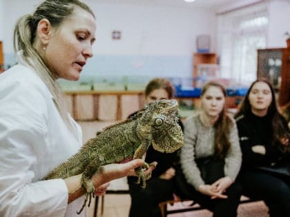 19 группа (куратор А.С. Никифорова) побывала в мире животных, на «Звериной ферме ДДЮТ имени А.Е. Ферсмана»