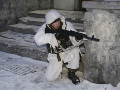 В Северморске штаб СФ защищали от нападения условных диверсантов