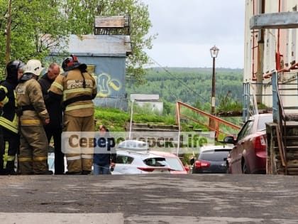 В Североморске на улице Колышкина ребёнок стоял на карнизе окна третьего этажа