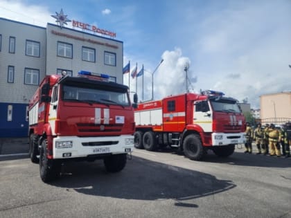 В специальной пожарно-спасательной части №6 Североморска автопарк спецтехники уже полностью обновлён