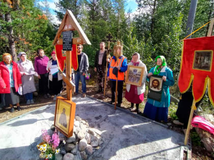 В память преподобномученика Феодора (Абросимова) в Мончегорском благочинии совершён крестный ход