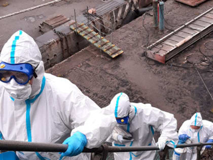 Роспотребнадзор провел учения в Мурманском филиале "Росморпорта"