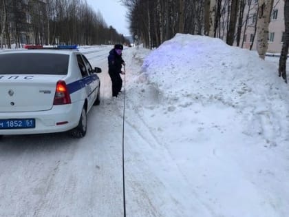 В Мончегорске выявлены недостатки  зимнего содержания дорог
