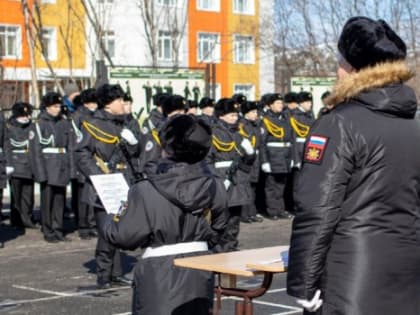 В Североморском кадетском корпусе прошло посвящение в кадеты