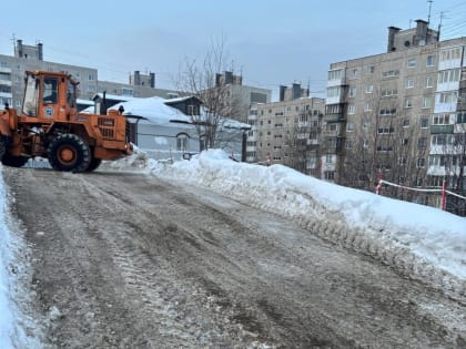 Уборка придомовых территорий за 31 января