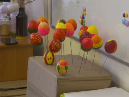 В Апатитах территорию храма украсят пасхальными яйцами