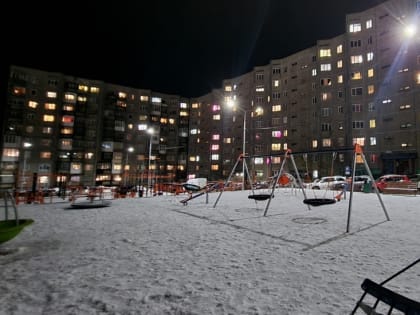 Полярную ночь жители ул.Полярной встретят с обновленной системой освещения