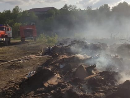 В Заполярном за полчаса потушили пожар