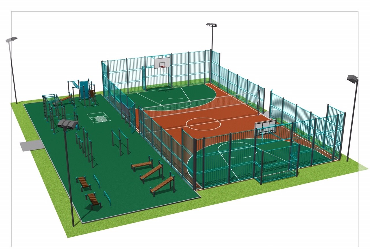 Проект баскетбольное поле