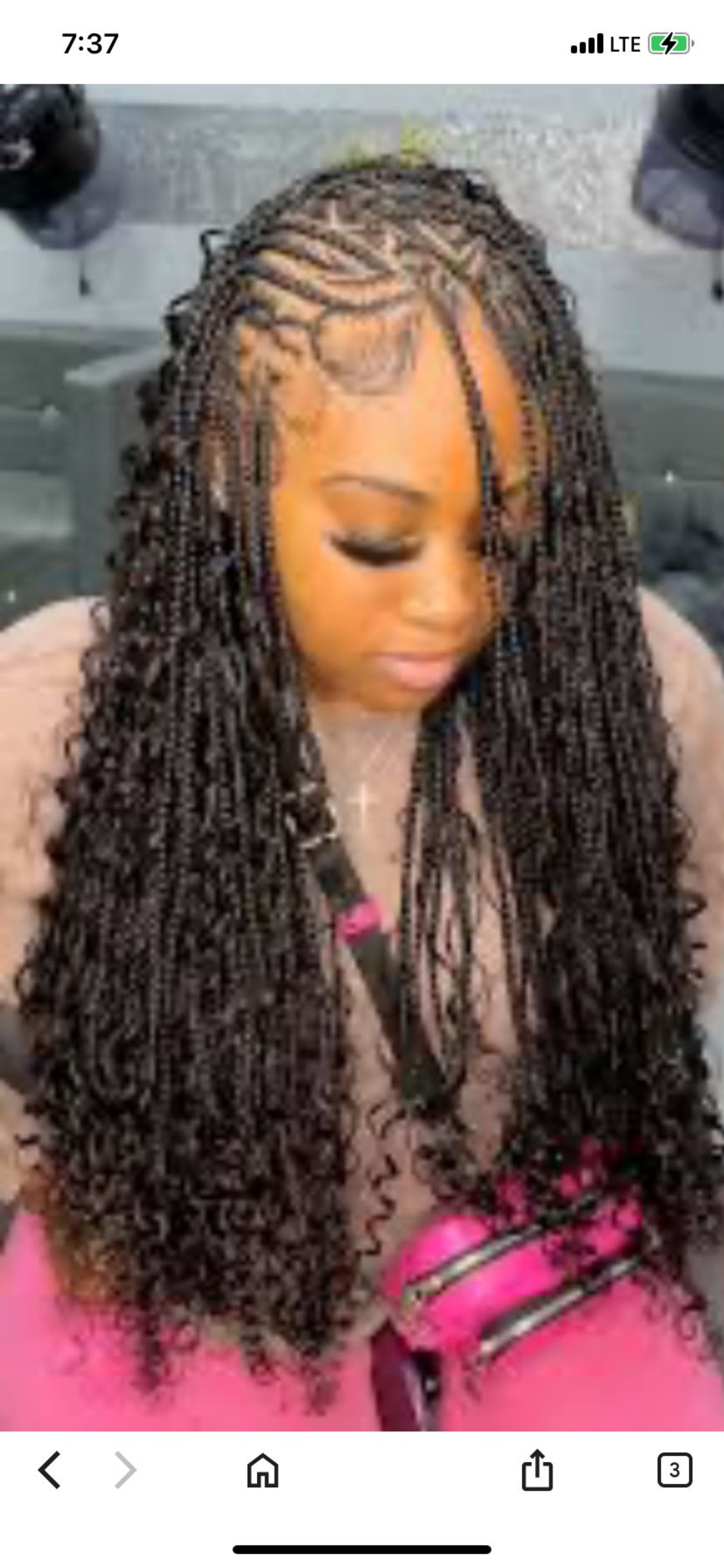 Fulani Braids by Mariama African hair braiding in Houston, TX