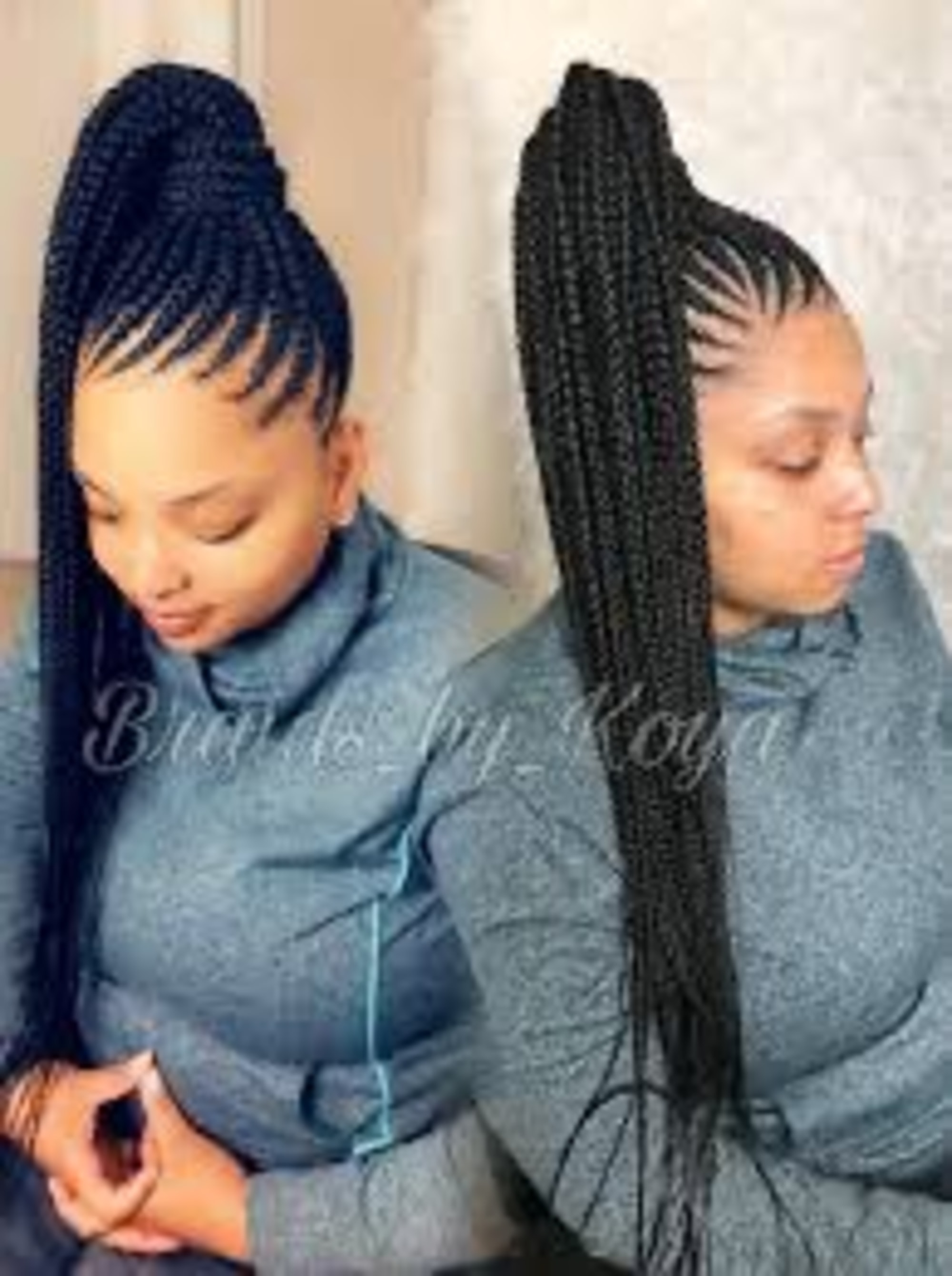Feed-In Braids by Mariama African hair braiding in Houston, TX