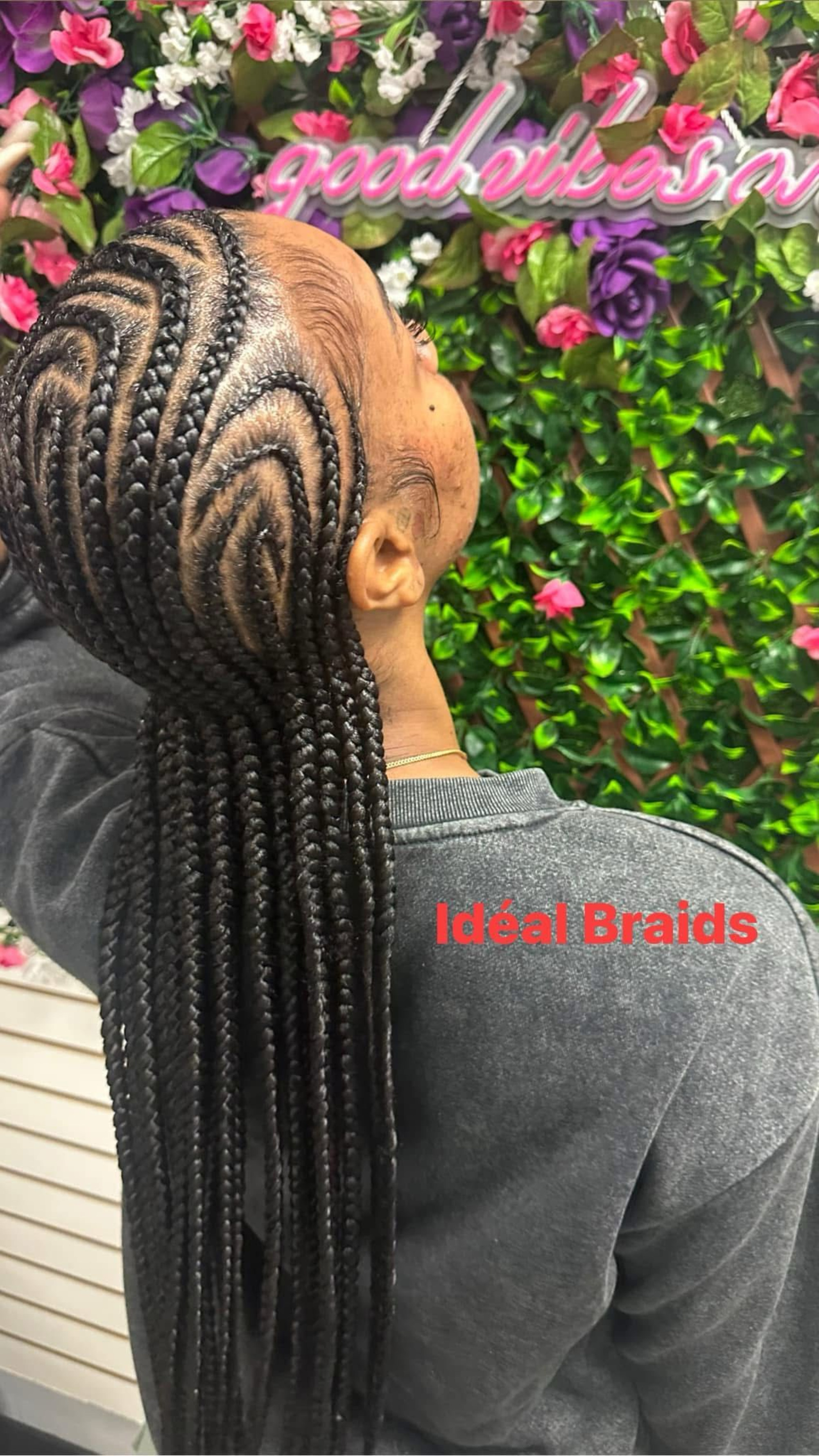 Feed-In Braids by Ideal African Hair Braiding in Houston, TX