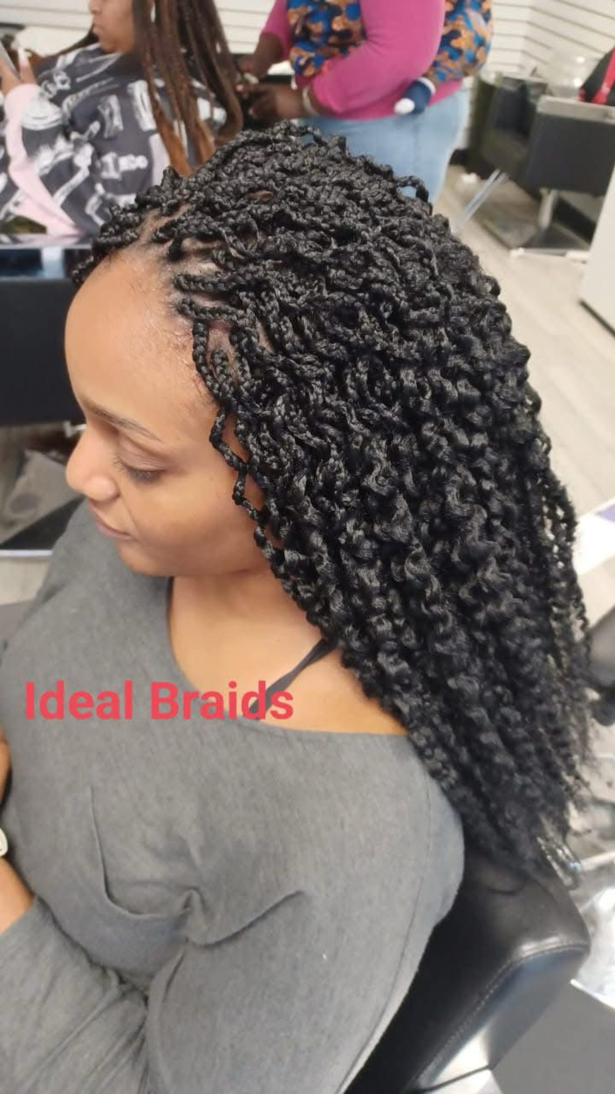 Knotless Braids by Ideal African Hair Braiding in Houston, TX