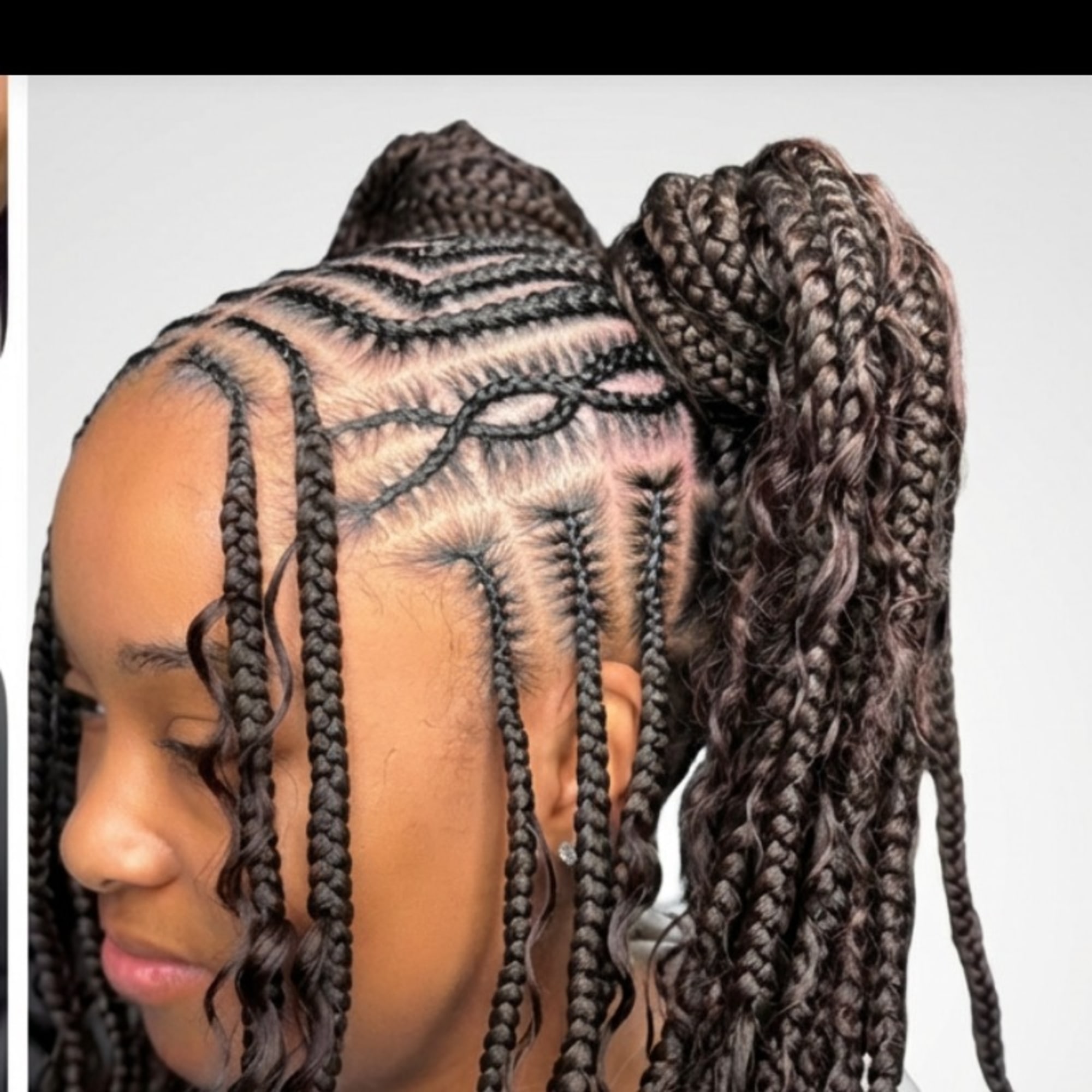 Queen African Hair Braiding hair braiding work